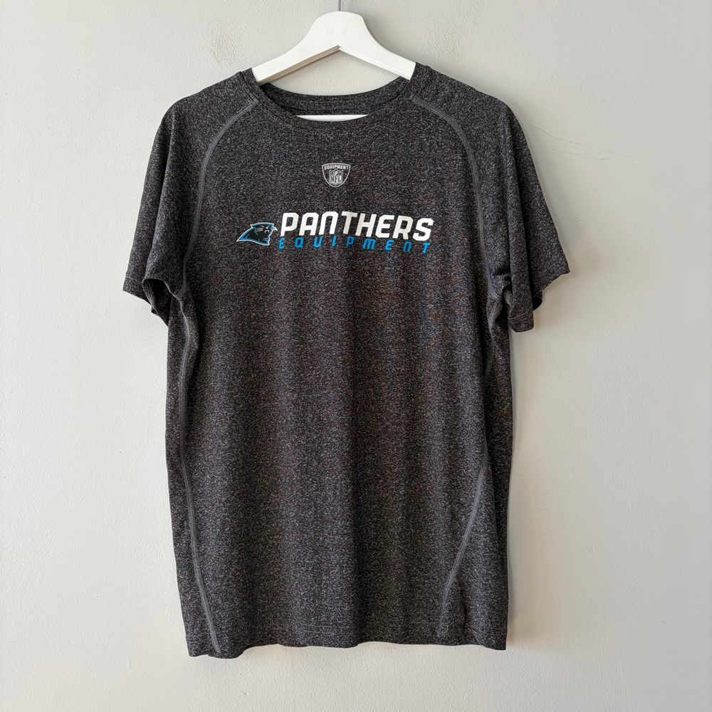 Reebok Carolina Panthers Equipment NFL Graphic Tee Athleisure‎ Shirt XL